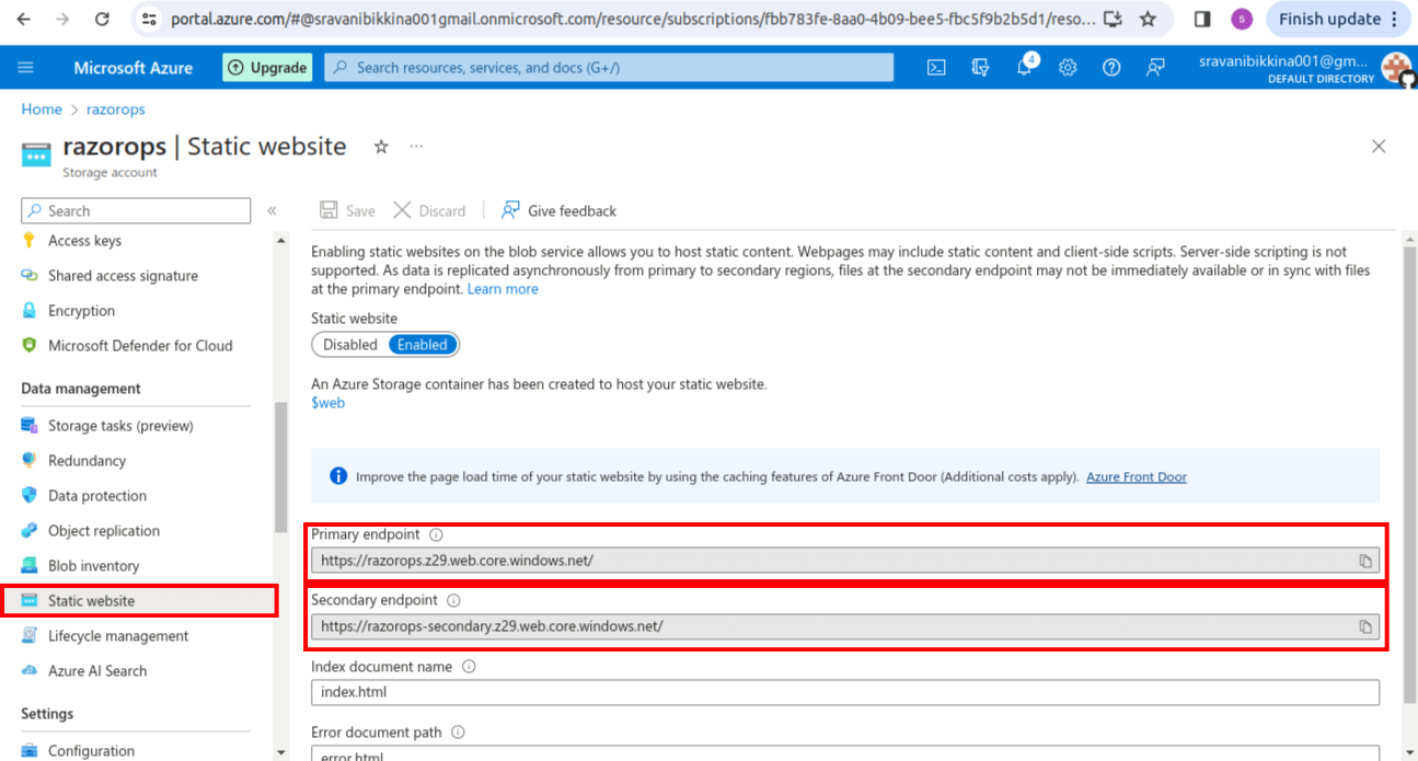 How-to-access-static-website-in-azure
