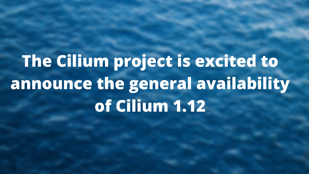 RazorOps- The Cilium project is excited to announce the general availability of Cilium 1.12. For more exciting updates, subscribe to container-native and DevOps news around the globe.